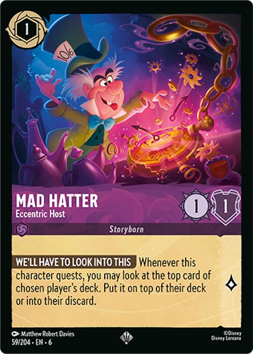 Mad Hatter - Eccentric Host (59/204) [Azurite Sea] | Game Master's Emporium (The New GME)