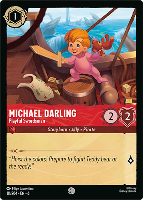 Michael Darling - Playful Swordsman (111/204) [Azurite Sea] | Game Master's Emporium (The New GME)