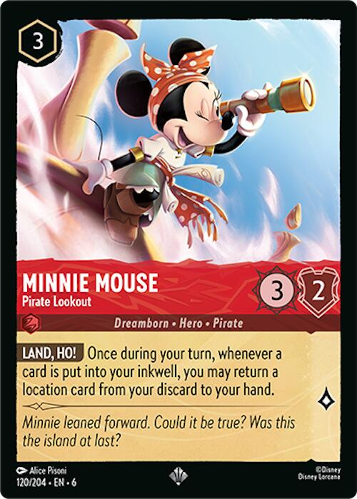 Minnie Mouse - Pirate Lookout (120/204) [Azurite Sea] | Game Master's Emporium (The New GME)