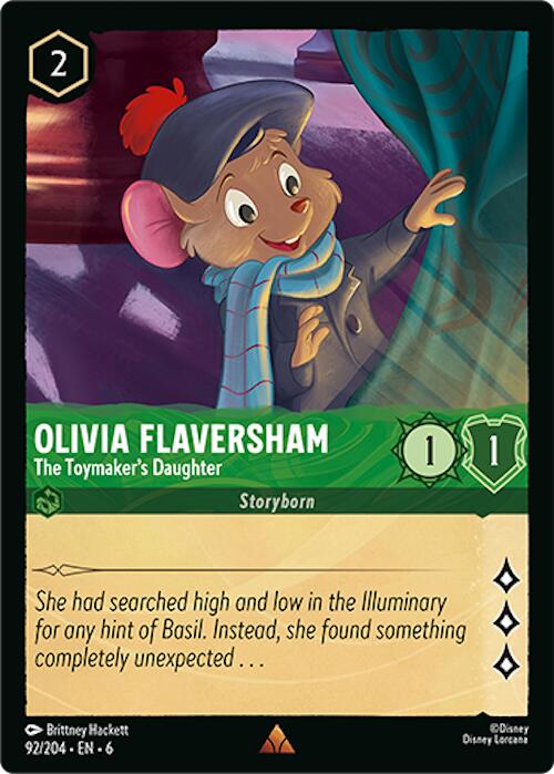 Olivia Flaversham - The Toymaker's Daughter (92/204) [Azurite Sea] | Game Master's Emporium (The New GME)