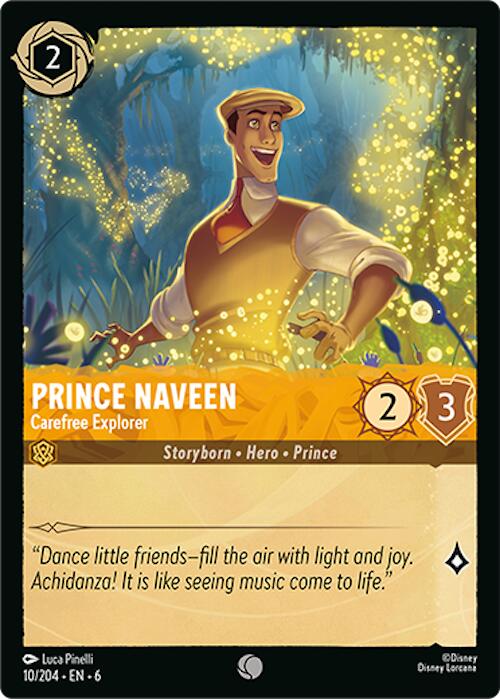 Prince Naveen - Carefree Explorer (10/204) [Azurite Sea] | Game Master's Emporium (The New GME)