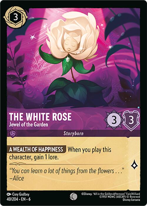 The White Rose - Jewel of the Garden (40/204) [Azurite Sea] | Game Master's Emporium (The New GME)