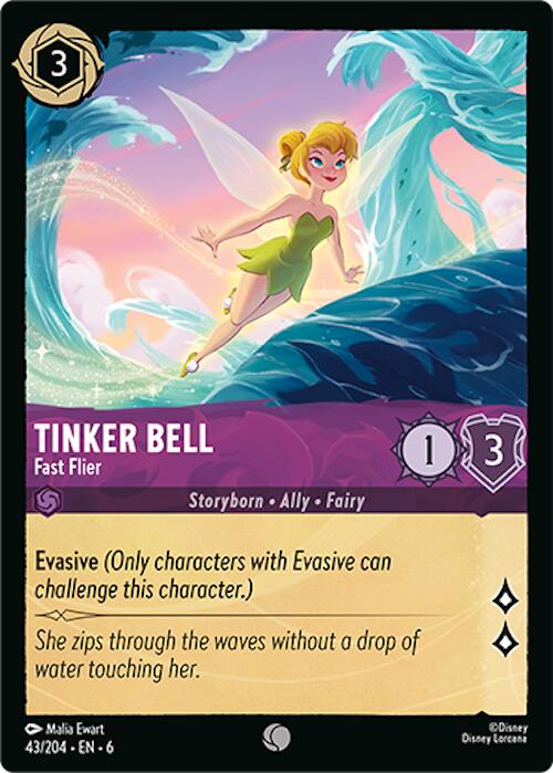 Tinker Bell - Fast Flier (43/204) [Azurite Sea] | Game Master's Emporium (The New GME)