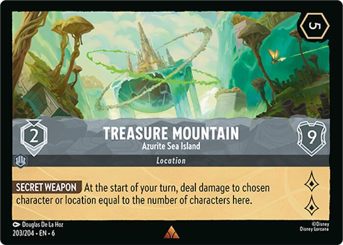 Treasure Mountain - Azurite Sea Island (203/204) [Azurite Sea] | Game Master's Emporium (The New GME)