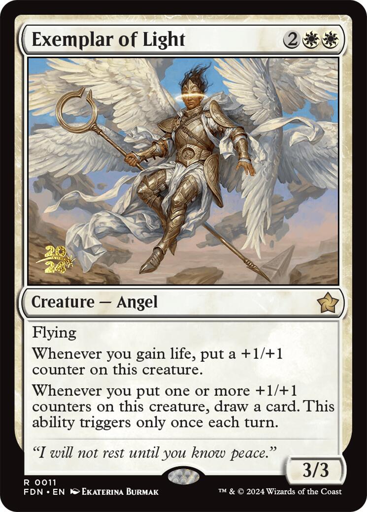 Exemplar of Light [Foundations Prerelease Promos] | Game Master's Emporium (The New GME)