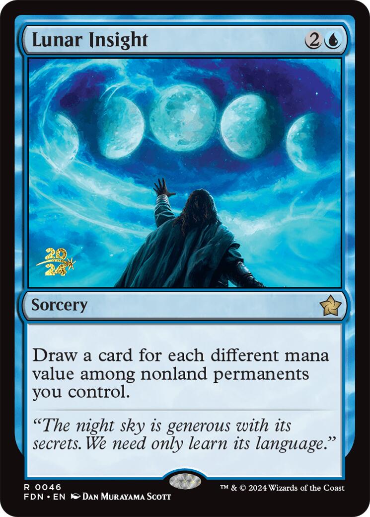 Lunar Insight [Foundations Prerelease Promos] | Game Master's Emporium (The New GME)