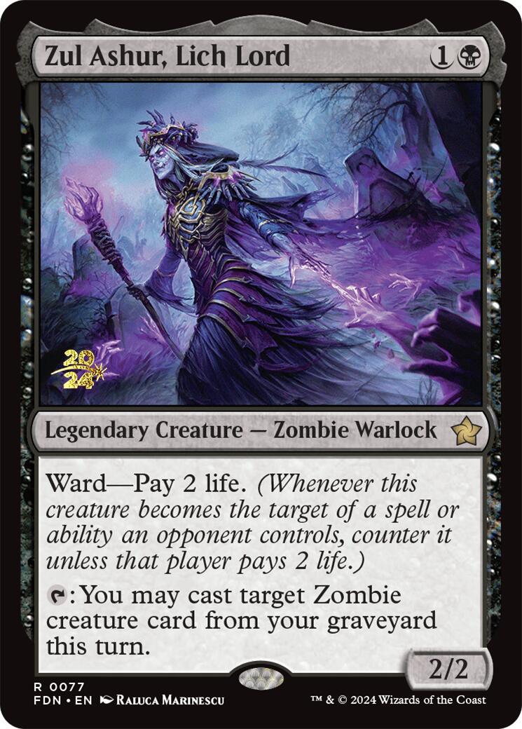 Zul Ashur, Lich Lord [Foundations Prerelease Promos] | Game Master's Emporium (The New GME)