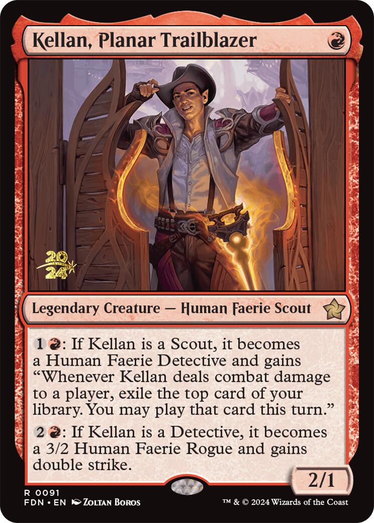 Kellan, Planar Trailblazer [Foundations Prerelease Promos] | Game Master's Emporium (The New GME)
