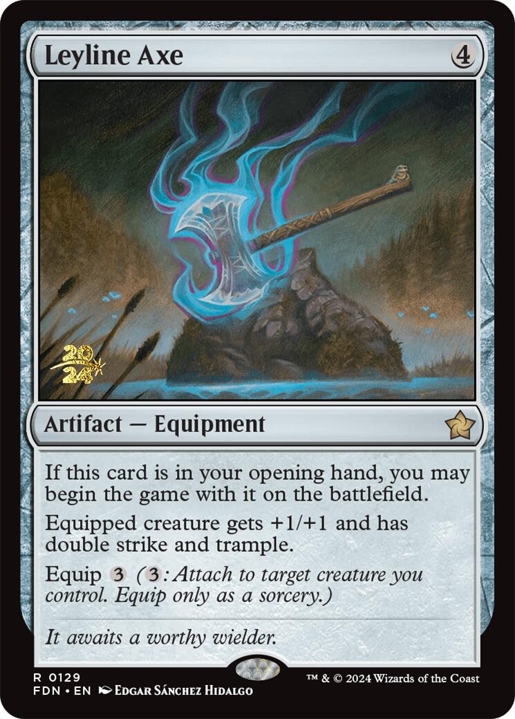 Leyline Axe [Foundations Prerelease Promos] | Game Master's Emporium (The New GME)