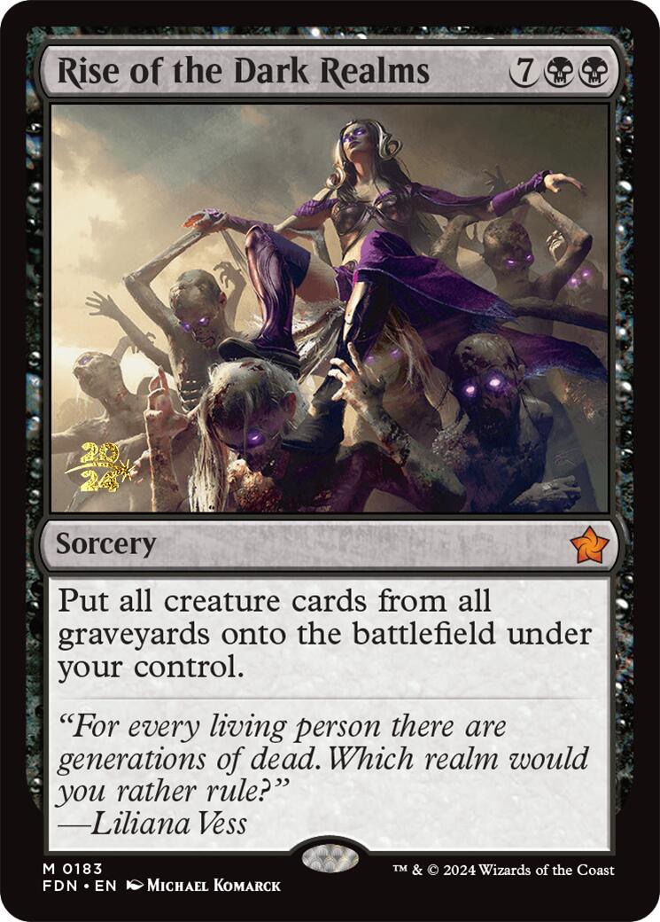 Rise of the Dark Realms [Foundations Prerelease Promos] | Game Master's Emporium (The New GME)