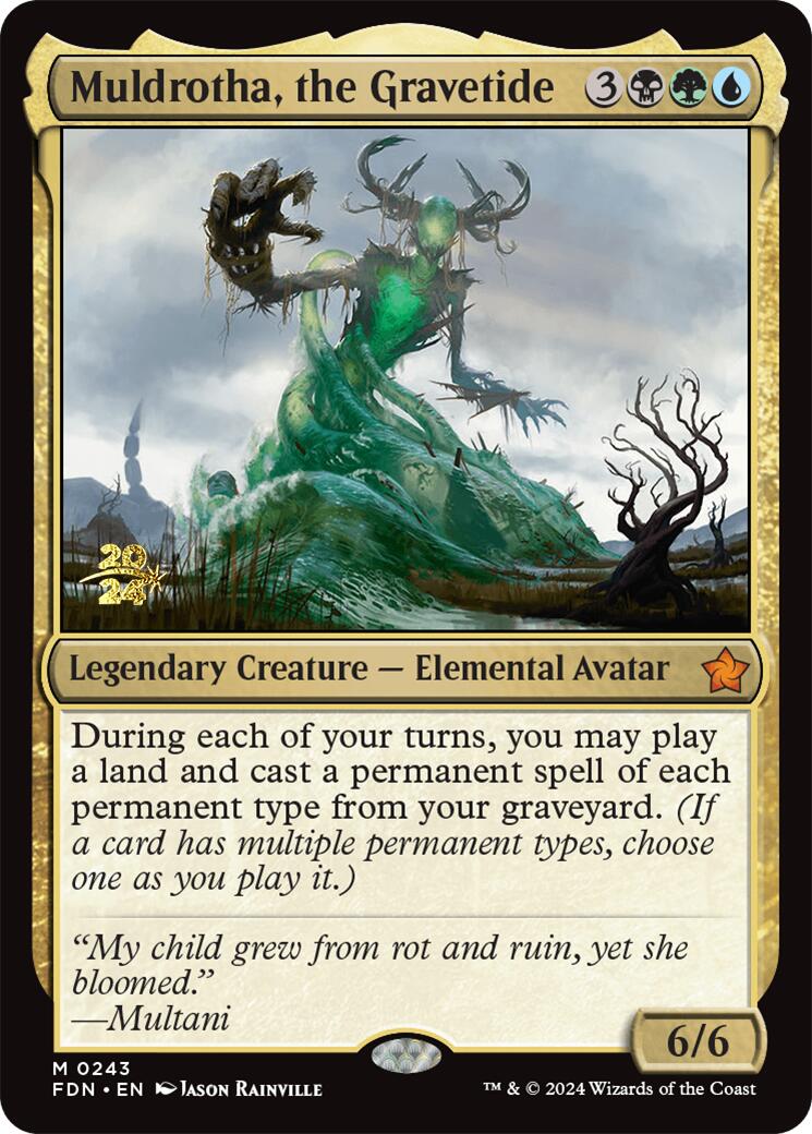 Muldrotha, the Gravetide [Foundations Prerelease Promos] | Game Master's Emporium (The New GME)