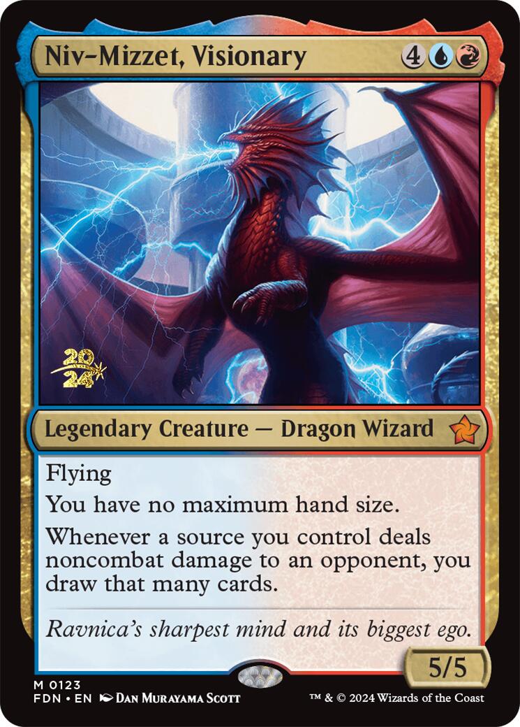 Niv-Mizzet, Visionary [Foundations Prerelease Promos] | Game Master's Emporium (The New GME)
