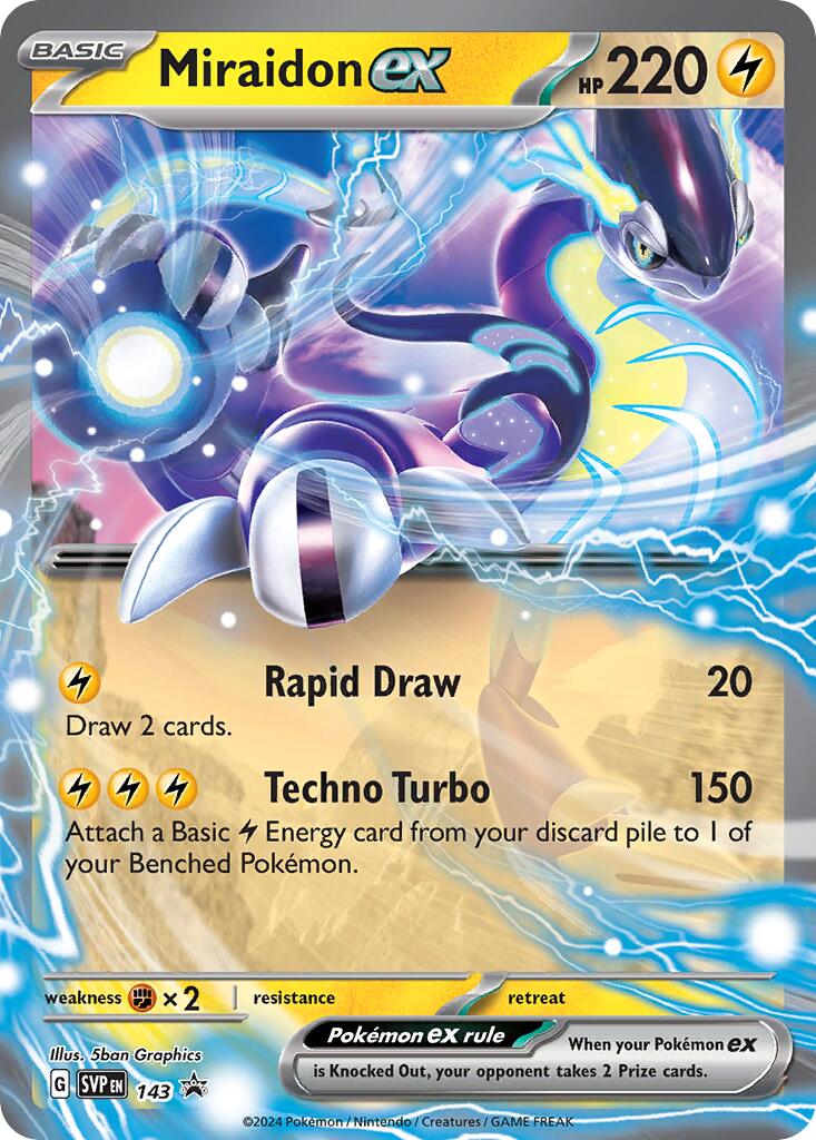 Miraidon ex (143) [Scarlet & Violet: Black Star Promos] | Game Master's Emporium (The New GME)
