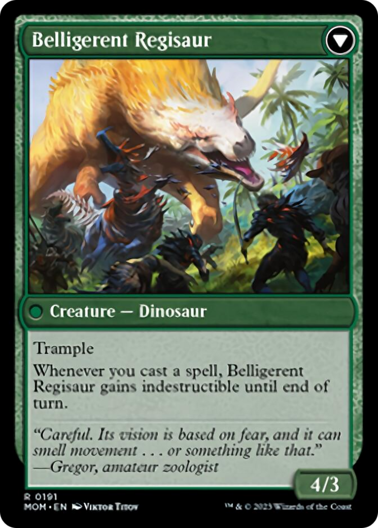 Invasion of Ixalan // Belligerent Regisaur [March of the Machine] | Game Master's Emporium (The New GME)