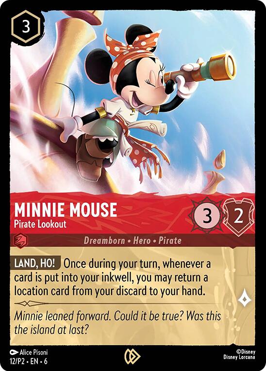 Minnie Mouse - Pirate Lookout (12/P2) [Promo Cards] | Game Master's Emporium (The New GME)
