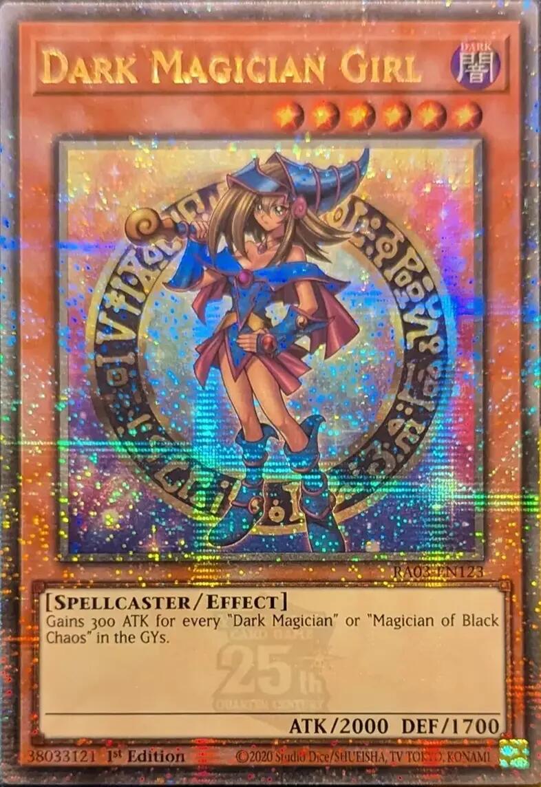 Dark Magician Girl (Quarter Century Secret Rare) (B) [RA03-EN123] Quarter Century Secret Rare | Game Master's Emporium (The New GME)