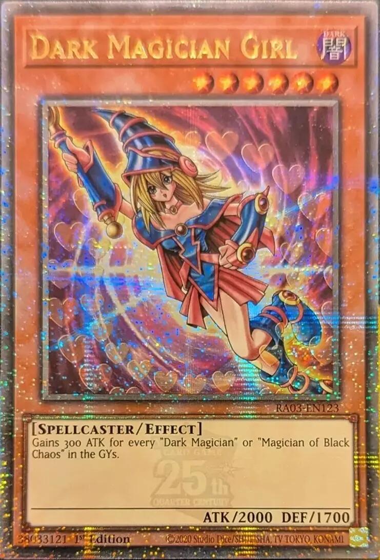 Dark Magician Girl (Quarter Century Secret Rare) (C) [RA03-EN123] Quarter Century Secret Rare | Game Master's Emporium (The New GME)