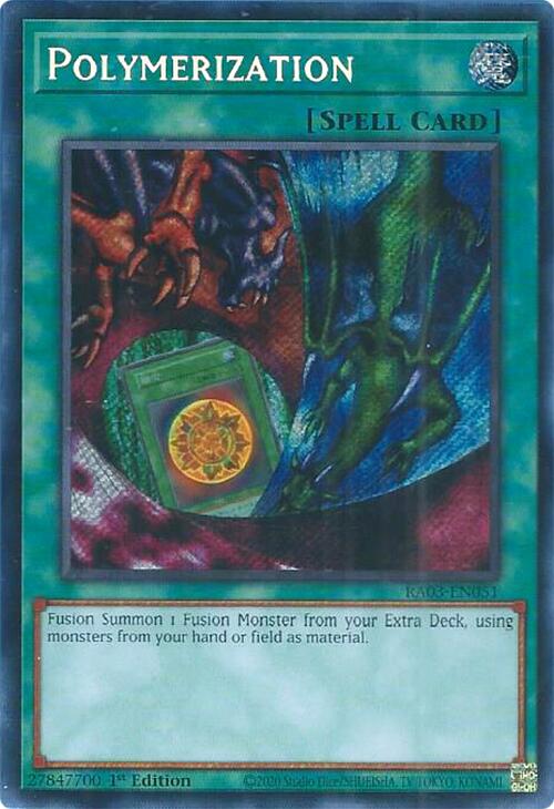 Polymerization (Alternate Art) (Secret Rare) [RA03-EN051] Secret Rare | Game Master's Emporium (The New GME)