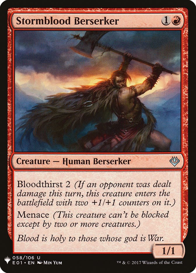 Stormblood Berserker [Mystery Booster] | Game Master's Emporium (The New GME)