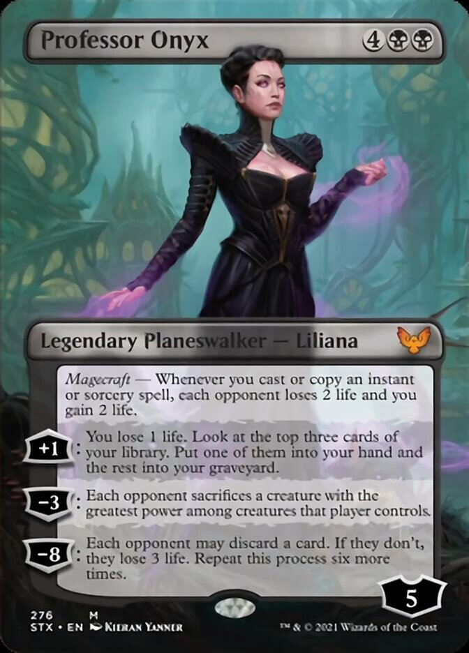 Professor Onyx (Borderless) [Strixhaven: School of Mages] | Game Master's Emporium (The New GME)