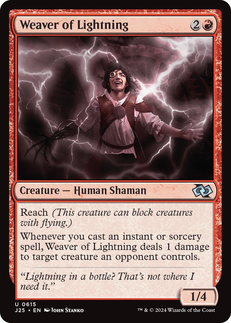Weaver of Lightning [Foundations Jumpstart] | Game Master's Emporium (The New GME)