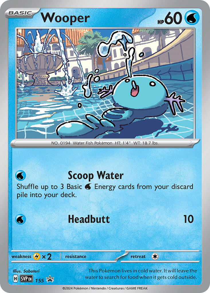 Wooper (155) [Scarlet & Violet: Black Star Promos] | Game Master's Emporium (The New GME)