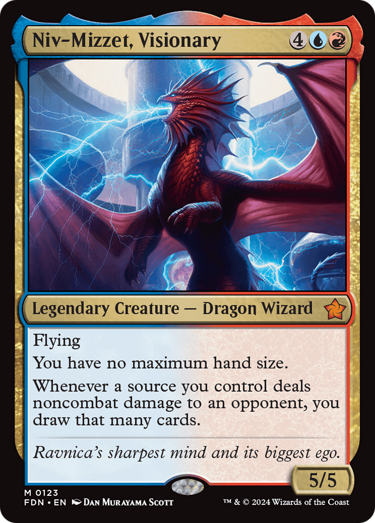 Niv-Mizzet, Visionary [Foundations] | Game Master's Emporium (The New GME)