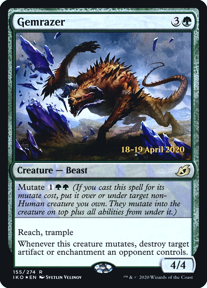 Gemrazer [Ikoria: Lair of Behemoths Prerelease Promos] | Game Master's Emporium (The New GME)