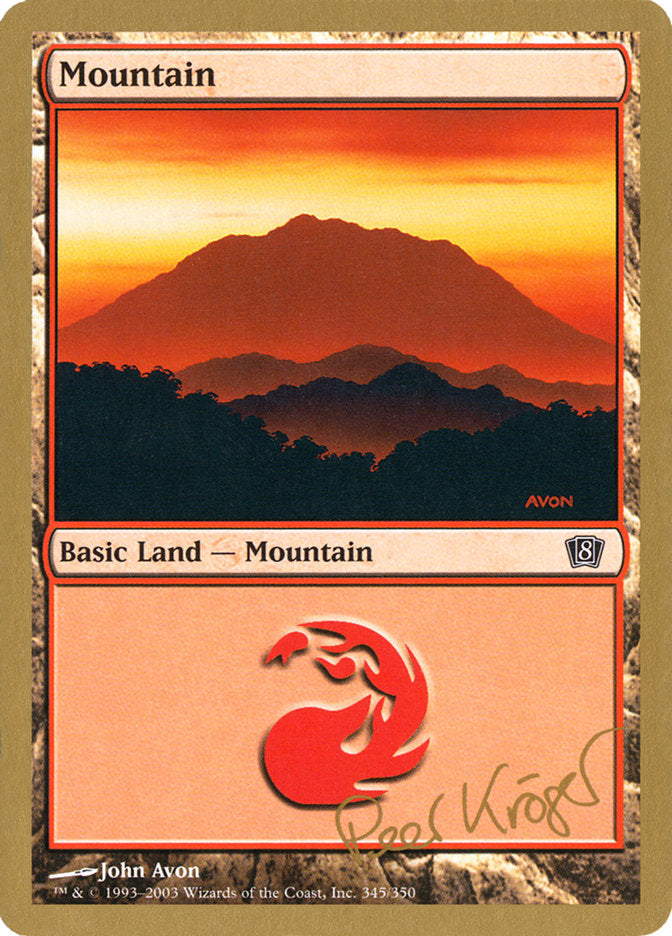 Mountain (pk345) (Peer Kroger) [World Championship Decks 2003] | Game Master's Emporium (The New GME)