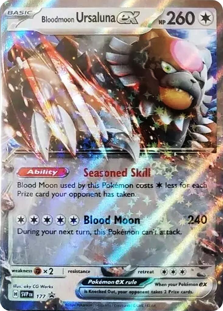 Bloodmoon Ursaluna ex (177) [Scarlet & Violet Promo Cards] | Game Master's Emporium (The New GME)