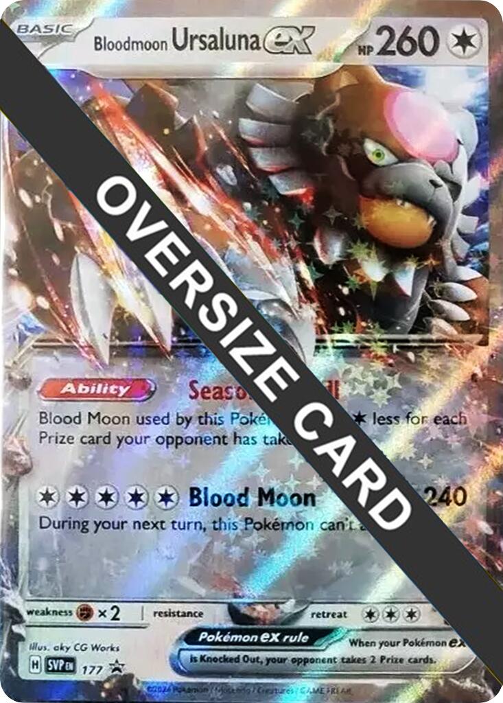 Bloodmoon Ursaluna ex (177) (Jumbo Card) [Scarlet & Violet: Black Star Promos] | Game Master's Emporium (The New GME)