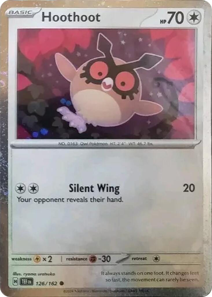 Hoothoot (126/162) (Cosmos Holo) [Scarlet & Violet: Black Star Promos] | Game Master's Emporium (The New GME)