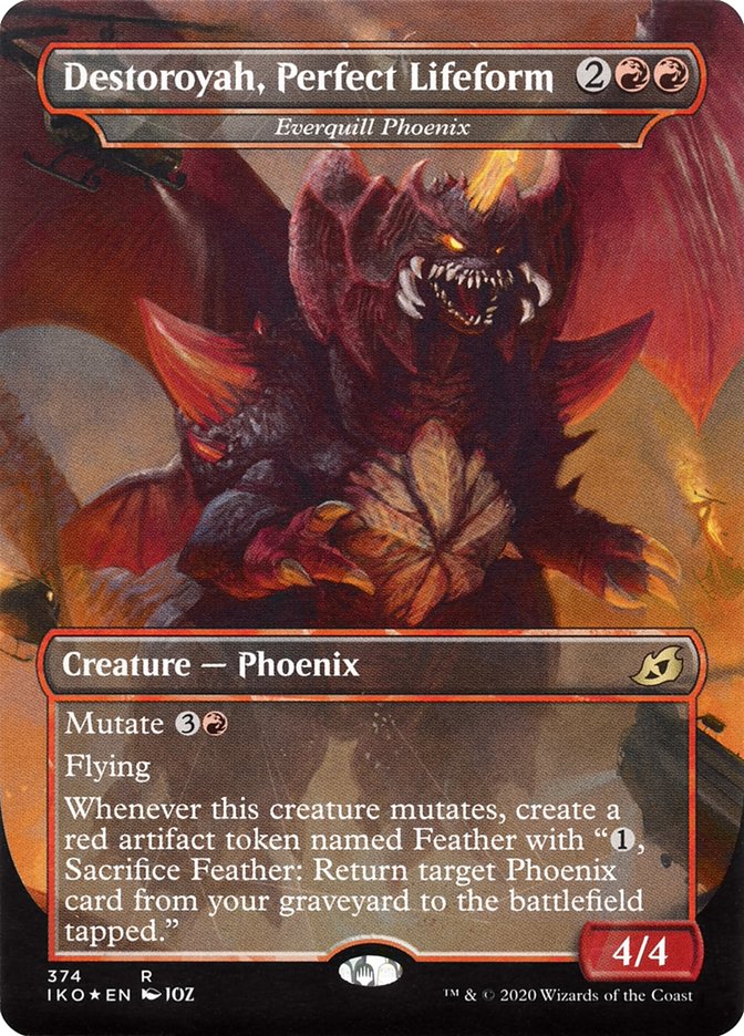Everquill Phoenix - Destoroyah, Perfect Lifeform (Godzilla Series) [Ikoria: Lair of Behemoths] | Game Master's Emporium (The New GME)