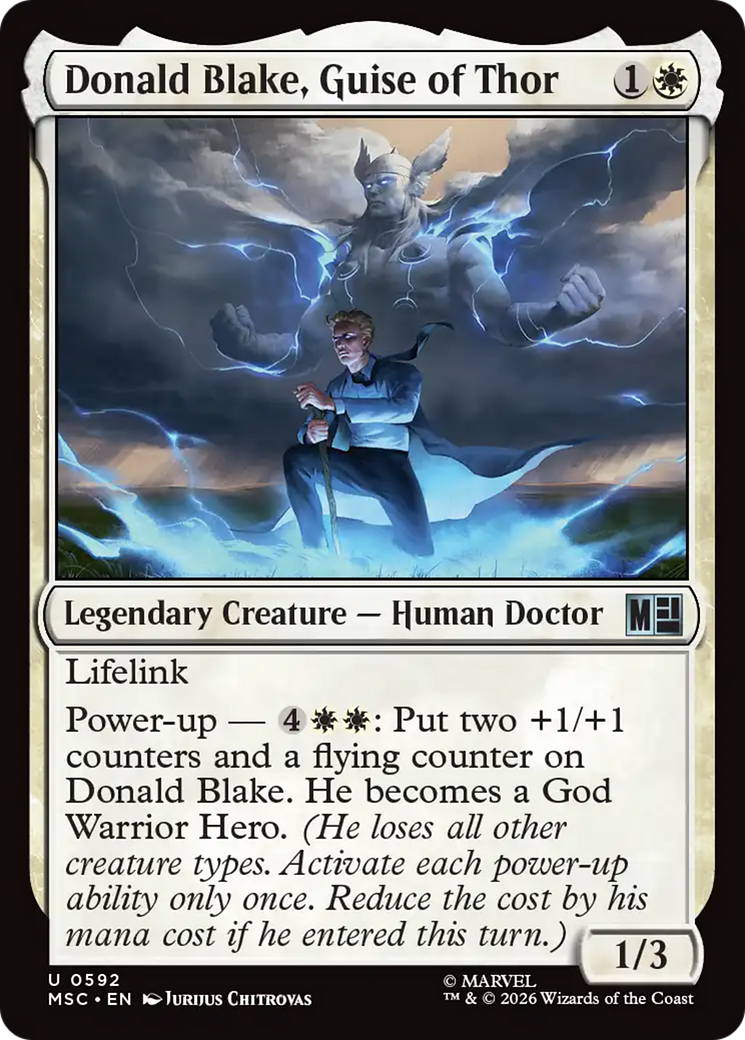 Donald Blake, Guise of Thor [Marvel Super Heroes Commander] | Game Master's Emporium (The New GME)