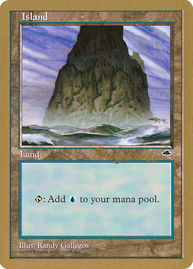 Island (rb337) (Randy Buehler) [World Championship Decks 1998] | Game Master's Emporium (The New GME)