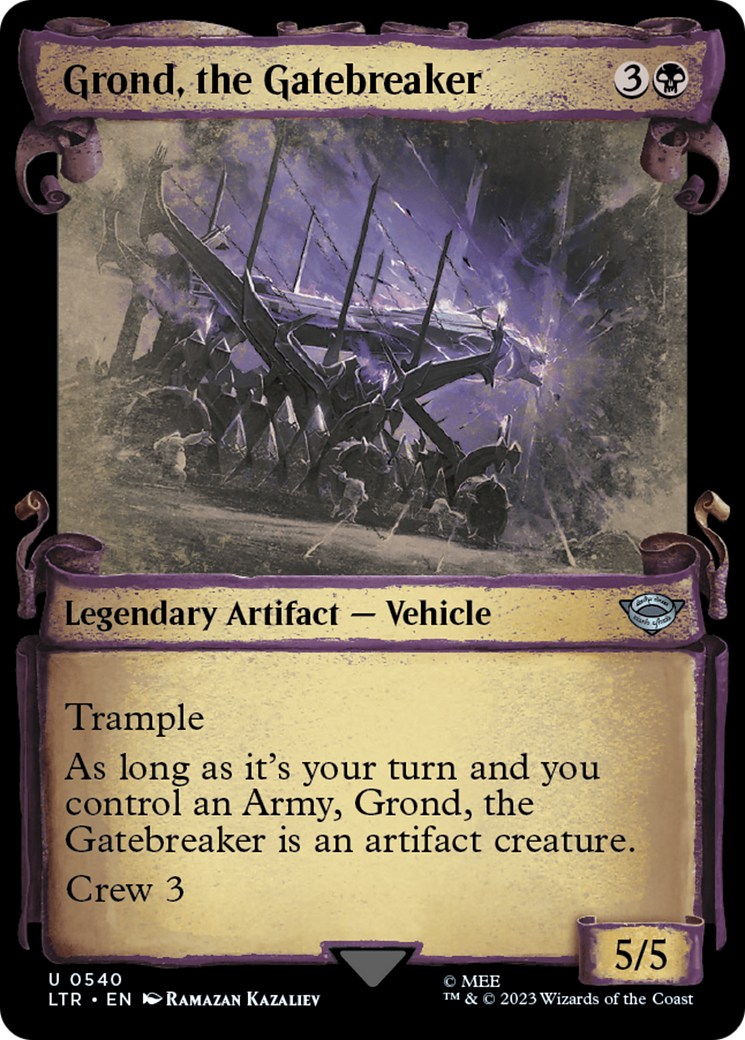 Grond, the Gatebreaker [The Lord of the Rings: Tales of Middle-Earth Showcase Scrolls] | Game Master's Emporium (The New GME)
