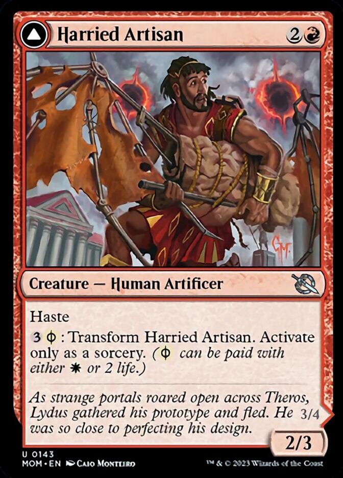 Harried Artisan // Phyrexian Skyflayer [March of the Machine] | Game Master's Emporium (The New GME)