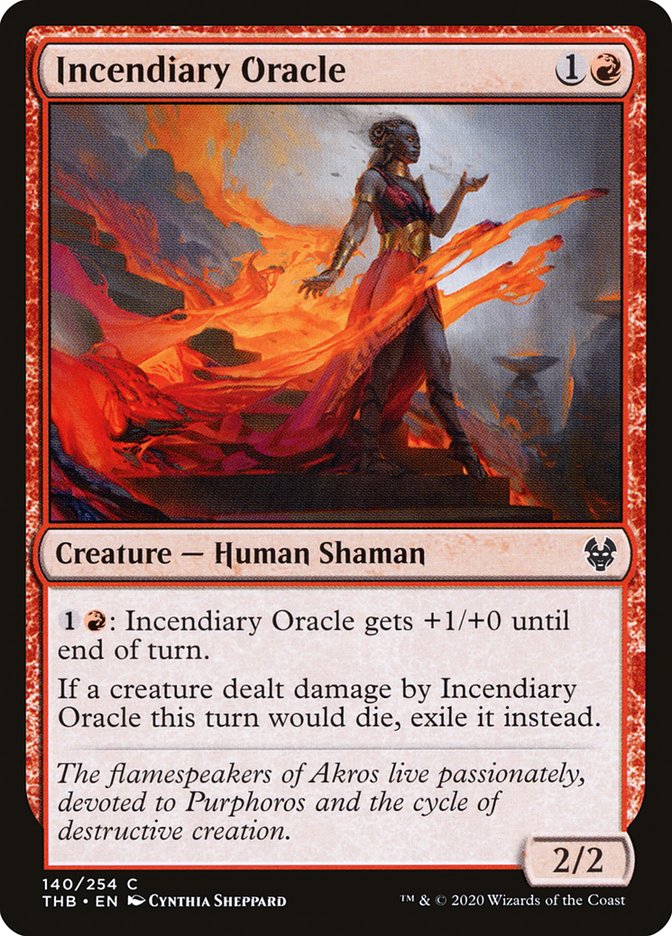 Incendiary Oracle [Theros Beyond Death] | Game Master's Emporium (The New GME)