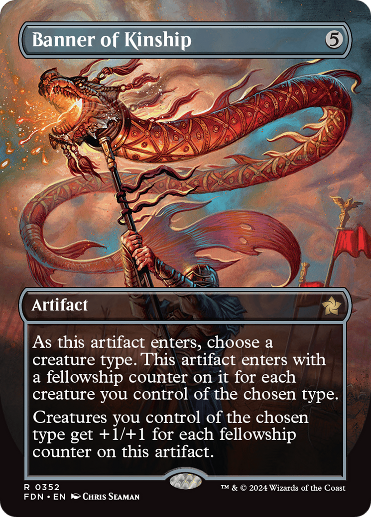 Banner of Kinship (Borderless) [Foundations] | Game Master's Emporium (The New GME)
