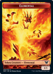 Elemental // Spirit (009) Double-Sided Token [Kamigawa: Neon Dynasty Commander Tokens] | Game Master's Emporium (The New GME)
