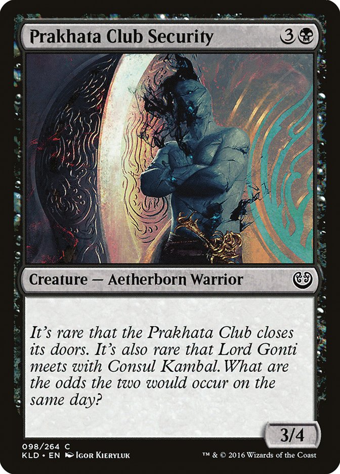 Prakhata Club Security [Kaladesh] | Game Master's Emporium (The New GME)