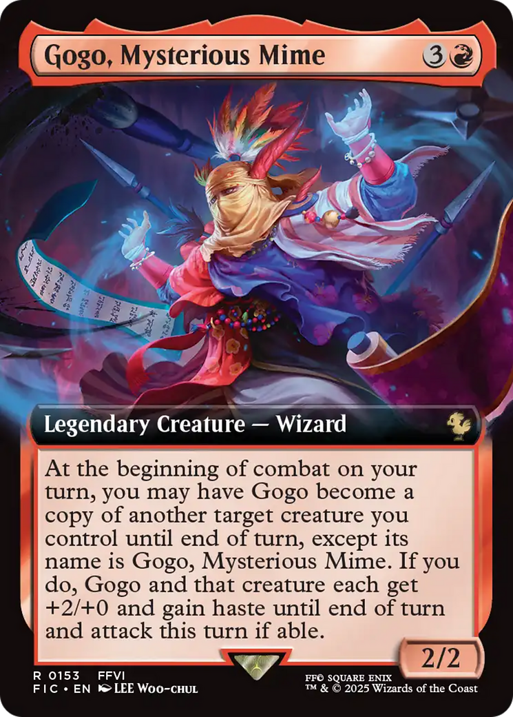Gogo, Mysterious Mime (Extended Art) [FINAL FANTASY Commander] | Game Master's Emporium (The New GME)