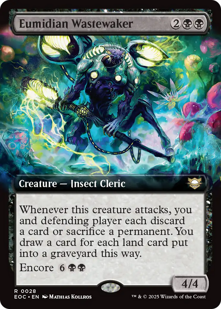 Eumidian Wastewaker (Extended Art) [Edge of Eternities Commander] | Game Master's Emporium (The New GME)