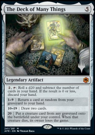 The Deck of Many Things (Promo Pack) [Dungeons & Dragons: Adventures in the Forgotten Realms Promos] | Game Master's Emporium (The New GME)