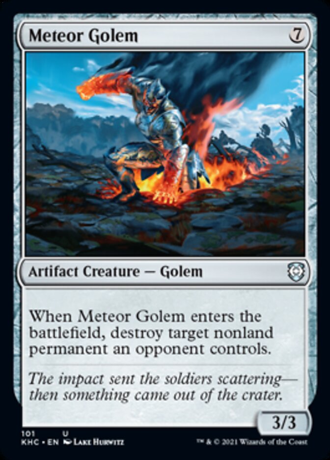 Meteor Golem [Kaldheim Commander] | Game Master's Emporium (The New GME)