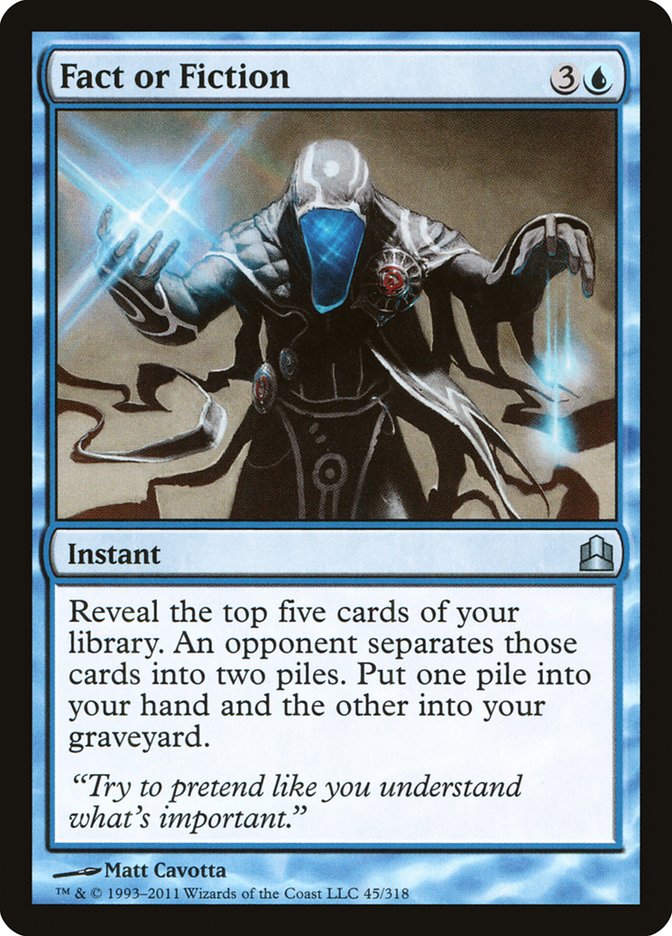 Fact or Fiction [Commander 2011] | Game Master's Emporium (The New GME)