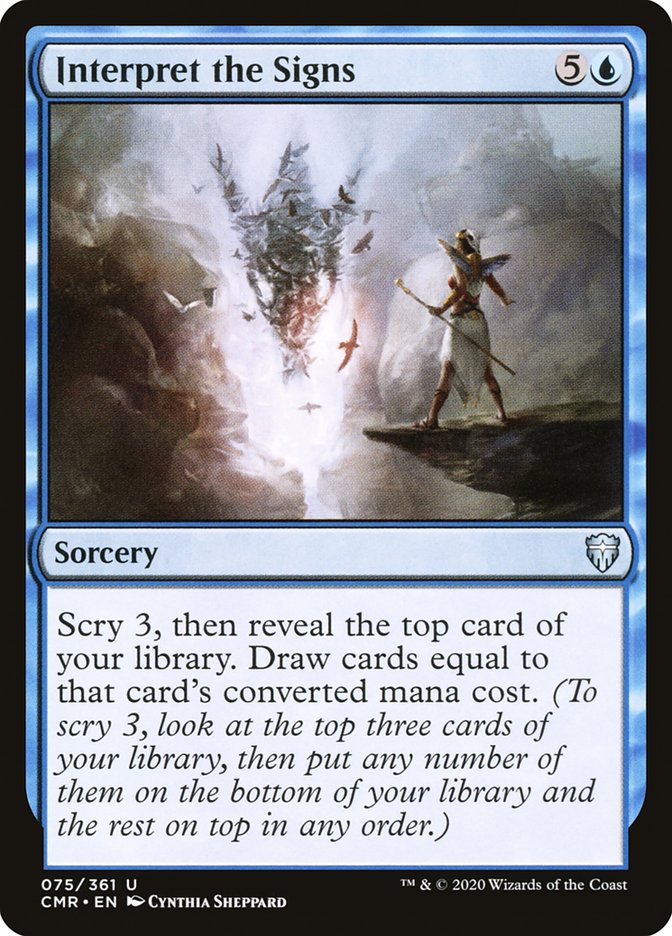 Interpret the Signs [Commander Legends] | Game Master's Emporium (The New GME)