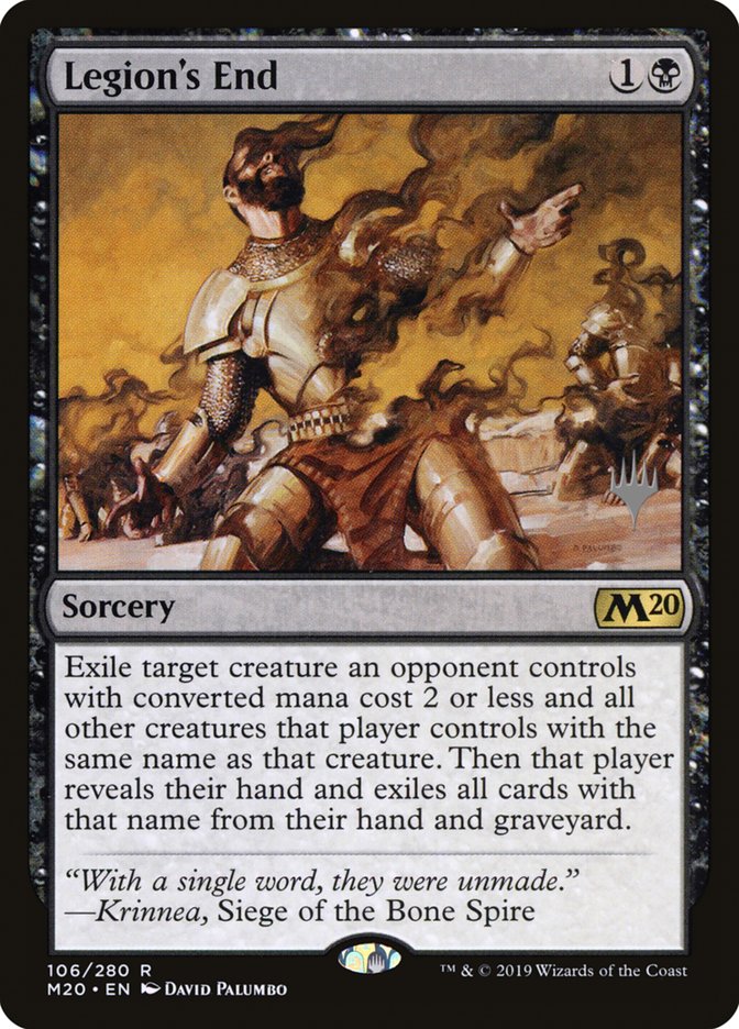 Legion's End (Promo Pack) [Core Set 2020 Promos] | Game Master's Emporium (The New GME)