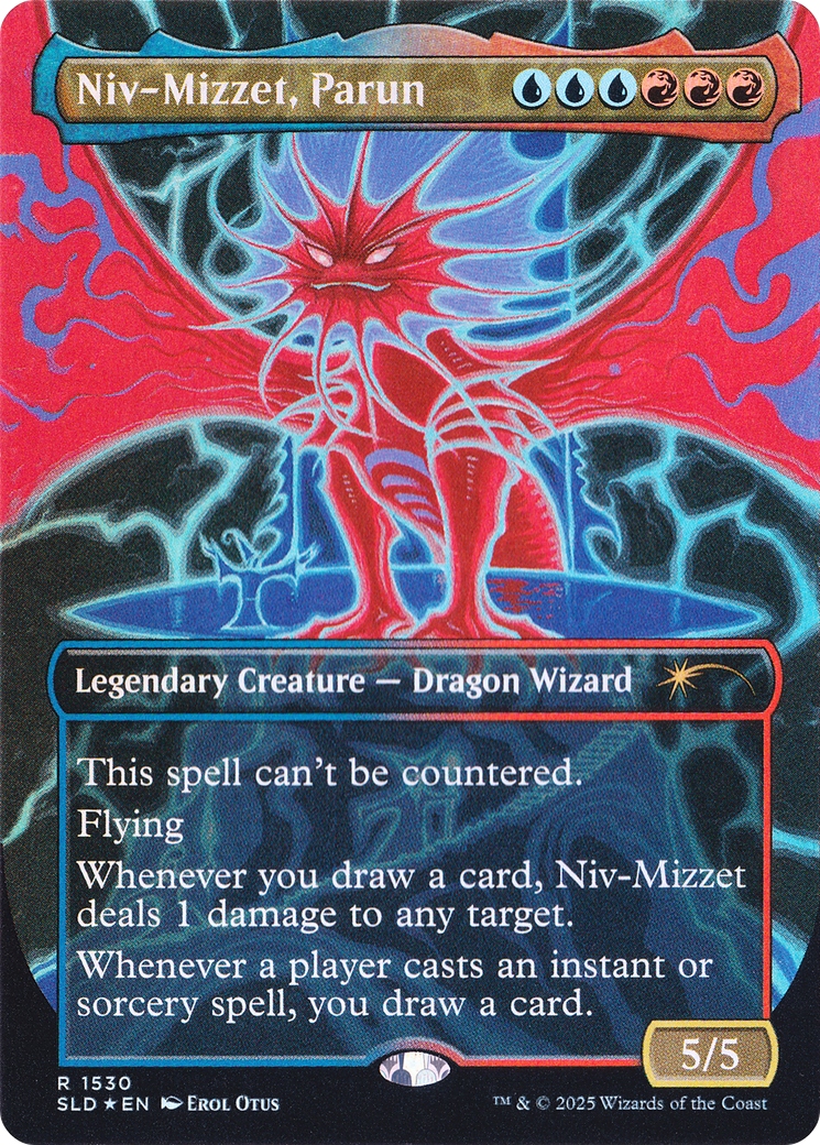 Niv-Mizzet, Parun (Rainbow Foil) [Secret Lair Drop Series] | Game Master's Emporium (The New GME)