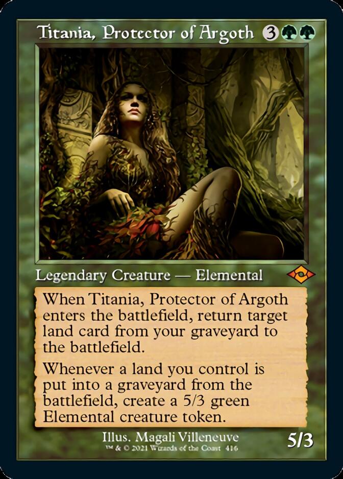 Titania, Protector of Argoth (Retro) [Modern Horizons 2] | Game Master's Emporium (The New GME)